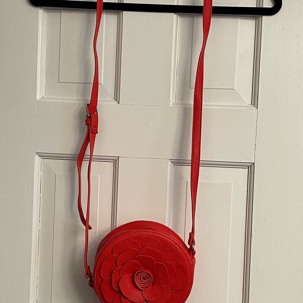 ๐HP๐ NWOT Charming Charlie Adorable Round Flower Handbag - Picture 4 of 12